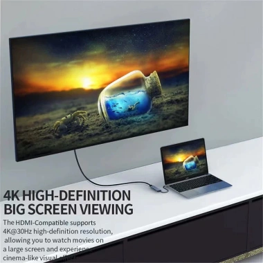 Hub USB C 6 trong 1 (3 trong 1) cho MacBook Air/Pro M1‑M4 – Chuyển đổi đa năng, giảm giá 20% 4 Hub USB C 6 trong 1 (3 trong 1) cho MacBook Air/Pro M1‑M4 – Chuyển đổi đa năng, giảm giá 20% 4