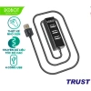 HUB USB Chia 4 Cổng - Dây Nối Dài 80cm - Mở Rộng 4 Cổng USB ROBOT H140-80 Giá Ưu Đãi 69k
