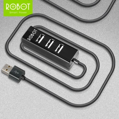 HUB USB Chia 4 Cổng - Dây Nối Dài 80cm - Mở Rộng 4 Cổng USB ROBOT H140-80 Giá Ưu Đãi 69k 6