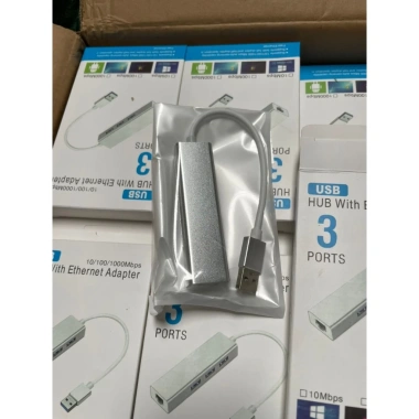 Hub USB GIGABYTE 3 Cổng USB 3.0 và 1 Cổng LAN 100Mbps Vỏ Nhôm - Giá 48.000đ 5