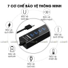 Hub USB Micofi 4 Cổng USB 3.0 5Gbps, Ổ Cắm Điện, Đèn LED - Giá 75.000 VND 3