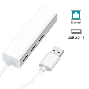 Hub USB Type-C 3 Cổng USB2.0 RJ45 Ethernet - Mạng LAN, Giá ưu đãi 251.600₫ 3