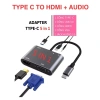 Hub USB Type C 5in1 HDMI 4K Dual màn hình và audio, chuyển đổi Type C cho Mac, laptop, điện thoại Giá 48.000 2