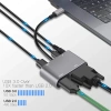 Hub USB Type C 5in1 HDMI 4K Dual màn hình và audio, chuyển đổi Type C cho Mac, laptop, điện thoại Giá 48.000 4