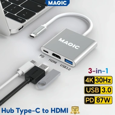 Hub USB Type-C 7-8-10 cổng HDMI cho MacBook iPad Dell XPS - Giá 158.200 VND