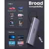 Hub USB Type-C 7 trong 1 Ugreen 90.568 HDMI 4K, USB 3.0, LAN Gigabit, SD/TF, sạc PD 100W 4