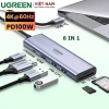 HUB USB Type-C sang HDMI/USB 3.0/SD/TF hỗ trợ sạc Ugreen 70.411 cao cấp, giá 260.000đ