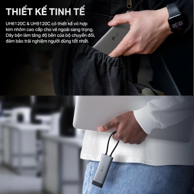 Hub USB Type C TP-Link UH5.020C‑UH9.120C, nhiều cổng, tốc độ cao, PC/Laptop, giá 519k 5