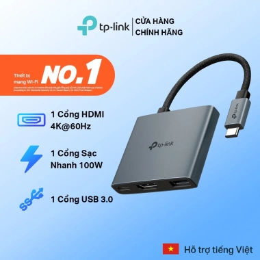 Hub USB Type C TP-Link UH5.020C‑UH9.120C, nhiều cổng, tốc độ cao, PC/Laptop, giá 519k 9