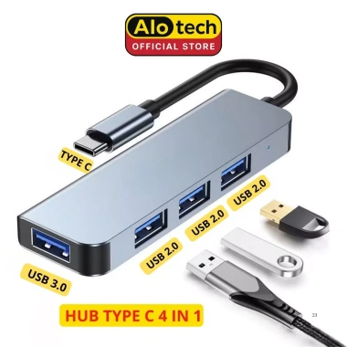 Hub USB và Type C 3.0 tốc độ cao, cổng OTG chia USB, mở rộng kết nối Laptop PC - Giá ưu đãi 40.900₫