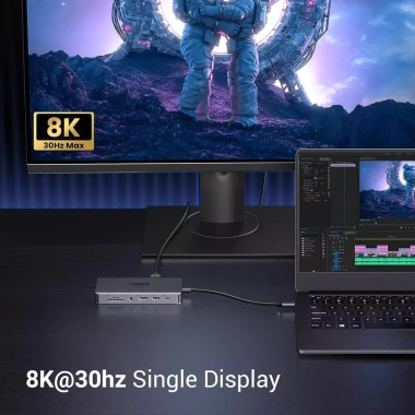 Hub USB‑C đa năng Ugreen 15.965 CM681/CM179 – Chính hãng, giảm 20% còn 949.000₫