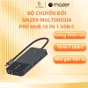Hub USB‑C Mazer Pro 10 in 1 – 4K HDMI, 100W PD, 3 USB 3.0, SD/TF, Giá 1.792.500₫