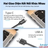 Hub USB/Type-C Jasoj F116/F117 - Chuyển Đổi 4 Cổng USB 3.0 Có Nguồn, Bảo hành 18 tháng, Giá ưu đãi 172k 2