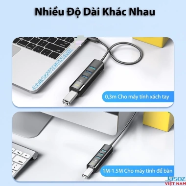 Hub USB/Type-C Jasoj F116/F117 - Chuyển Đổi 4 Cổng USB 3.0 Có Nguồn, Bảo hành 18 tháng, Giá ưu đãi 172k 3 Hub USB/Type-C Jasoj F116/F117 - Chuyển Đổi 4 Cổng USB 3.0 Có Nguồn, Bảo hành 18 tháng, Giá ưu đãi 172k 3