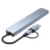 Hub USB/Type‑C T‑3.627: 5 USB + 2 Type‑C, 4 USB 3.0, Vỏ Nhôm Trắng – 75.707₫ 7