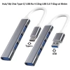 Hub USB/Type‑C T‑3.627: 5 USB + 2 Type‑C, 4 USB 3.0, Vỏ Nhôm Trắng – 75.707₫ 8