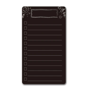 HUBERT Tủ Lạnh Notepad - Sổ ghi nhớ, danh sách mua sắm, nhãn dán PET, bảng tin thực đơn, giảm 23 chỉ 44.660đ