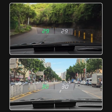 HUD GPS Head Up Display tốc độ ô tô kỹ thuật số, odometer, tốc độ nhanh - Giá 112.414 VND