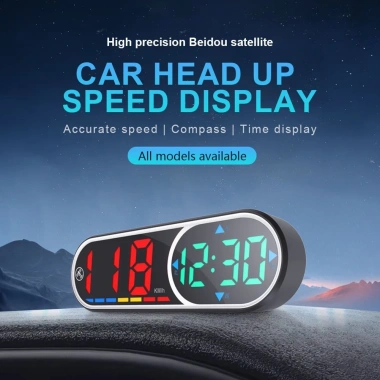 HUD GPS ô tô - Màn hình kỹ thuật số tốc độ, đồng hồ hiển thị, giá ưu đãi 238.122₫