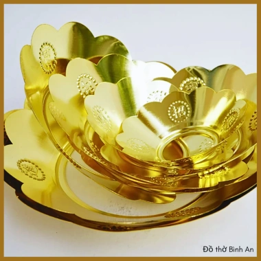 Hứng tàn đón Tàn hương, bát nhang, lư nhang mạ nhôm đủ kích cỡ - Đồ thờ Bình An 16.000 (giảm từ 20.000) 10