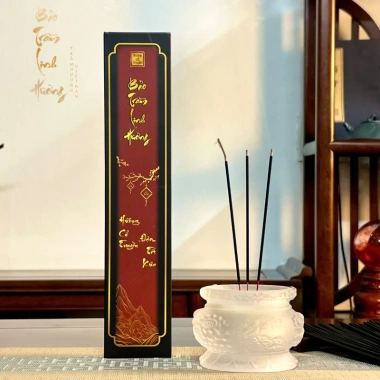 Hương Đen Mùi Tết - Bảo Trầm Linh Hương Nhang 35k Trám Thơm Tự Nhiên Đồ Thờ Cúng 4