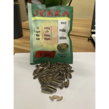 Hướng dương Jenka Bịch 50 gói 60g - Giảm giá 20% - Giá chỉ 357.000 VNĐ, snack dinh dưỡng, thơm ngon, tiện lợi