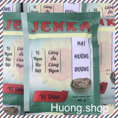Hướng dương Jenka Bịch 50 gói 60g - Giảm giá 20% - Giá chỉ 357.000 VNĐ, snack dinh dưỡng, thơm ngon, tiện lợi
