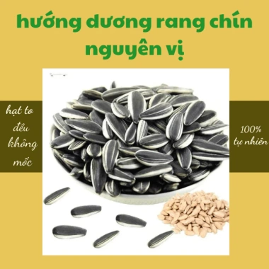 Hướng dương loại 1 chín hạt to đều - Thái Bình Food - Giá chỉ 62.800₫ (giảm từ 78.500₫)