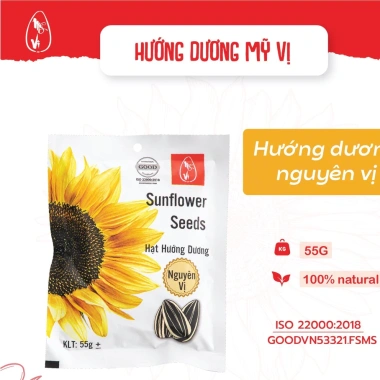 Hướng Dương Mỹ Vị Thơm Giòn Nguyên Vị và Vị Dừa 55g - Giá chỉ 10.000, giảm ngay!