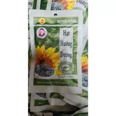 Hướng dương nguyên vị Minh Văn 50g - 160 gói/thùng, giảm giá, thơm ngon, giá 1.143.000 VND