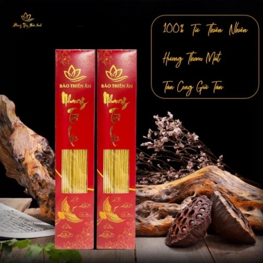Hương Nhang Thảo Mộc 100 Cây Thơm Cao Cấp 29-39cm Nhang Tài Lộc Sạch Tàn Óng Chiêu Giá 55.000 VND 2
