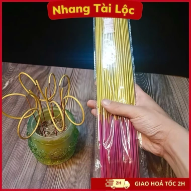 Hương Nhang Trầm Tam Đa Tàn Vàng Cuộn Hình Số 6 - Thu Hút Tài Lộc, Không Hóa Chất, 100 Nén, Giá chỉ 84.999đ 4
