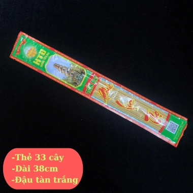 Hương Trầm Đậu Tàn Trắng - Nhang Cao Cấp Thơm Ngát Tự Nhiên, Sạch An Toàn 30 Nén 5