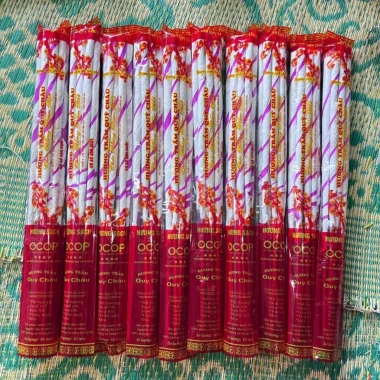 Hương Trầm Quỳ Châu Nghệ An Đặc Biệt 9 Búp 60cm Nhang Thơm Tự Nhiên cho Thờ Cúng 5