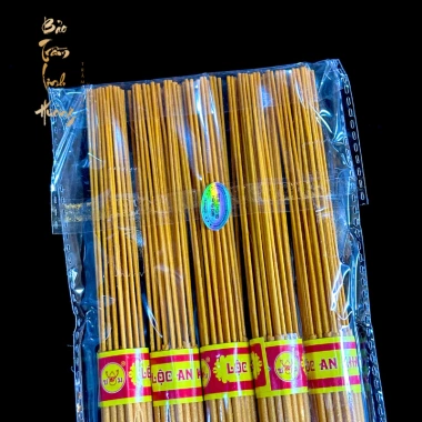Hương Vàng Thần Tài Cuộn Đồng Xu Bảo Trầm Linh Hương Nhang Vàng Tài Lộc Sạch Ít Khói Thắp Cuốn Tàn Thờ Cúng 24.000đ 6