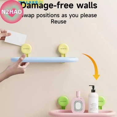 Hút Cốc N2HAO Đúc Bầu Dục Treo Tường - Kệ Phòng Tắm Đục Lỗ, Gel Tắm & Nước Rửa Tay Dopamine, Giá 205.480 VND 2 Hút Cốc N2HAO Đúc Bầu Dục Treo Tường - Kệ Phòng Tắm Đục Lỗ, Gel Tắm & Nước Rửa Tay Dopamine, Giá 205.480 VND 2