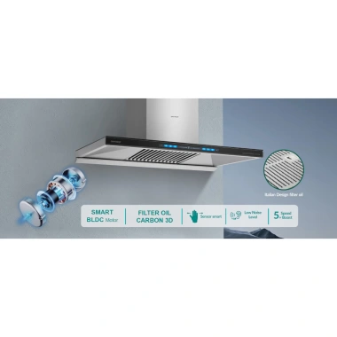 Hút Mùi Grandx GX H70T81B / H70T81SB - Động Cơ Mạnh, Vận Hành Êm, Giá Ưu Đãi 6.5 Triệu