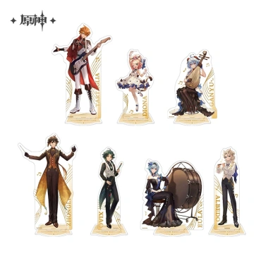 Huy hiệu Acrylic Stand Genshin Impact CSHZ Zhongli Xiao Tartaglia Ganyu Eula Albedo Diona – Giá ưu đãi 108.900 VND 6