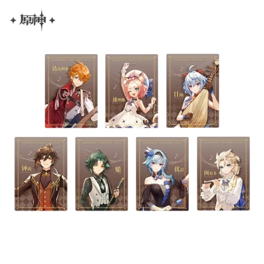 Huy hiệu Acrylic Stand Genshin Impact CSHZ Zhongli Xiao Tartaglia Ganyu Eula Albedo Diona – Giá ưu đãi 108.900 VND 7
