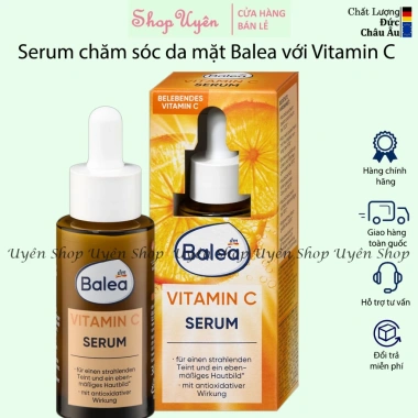 Huyết thanh Balea Serum Vitamin C 30ml - Dưỡng da mặt chuyên sâu, da rạng rỡ, giảm giá 23.8k