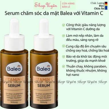 Huyết thanh Balea Serum Vitamin C 30ml - Dưỡng da mặt chuyên sâu, da rạng rỡ, giảm giá 23.8k