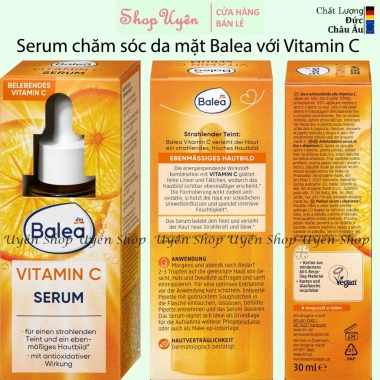 Huyết thanh Balea Serum Vitamin C 30ml - Dưỡng da mặt chuyên sâu, da rạng rỡ, giảm giá 23.8k