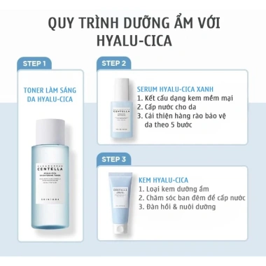Hyalu-CICA Brightening Toner - Nước Hoa Hồng Dưỡng Sáng, Làm Dịu, Cấp ẩm, Giá 318.500 VND