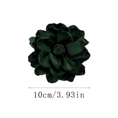 HYCEO Corsage Trâm hoa lớn màu trơn - Phụ kiện cài áo, trang trí tiệc cưới, 55.000đ