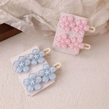 HYCEO Kẹp Tóc 2 Chiếc Mũ Hoa Sakura Barrette Phụ Kiện Tạo Kiểu Giảm Giá 41.040 VND