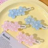 HYCEO Kẹp Tóc 2 Chiếc Mũ Hoa Sakura Barrette Phụ Kiện Tạo Kiểu Giảm Giá 41.040 VND 5