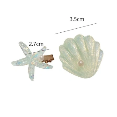 HYCEO Kẹp Tóc Sao Biển Ocean Series - Barrette Nàng Tiên Cá, Giá chỉ 48.600đ