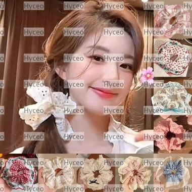 HYCEO Scrunchies Ren Tóc Co Giãn Nhiều Màu Cao Cấp Dây Buộc Đuôi Ngựa 37.800đ