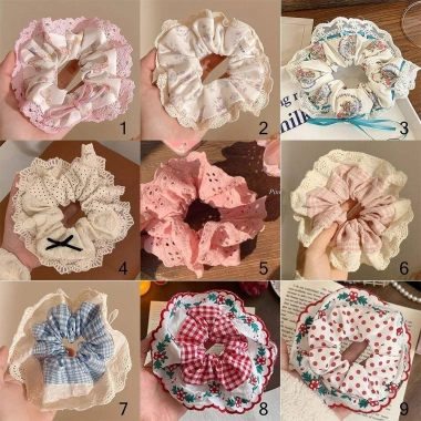 HYCEO Scrunchies Ren Tóc Co Giãn Nhiều Màu Cao Cấp Dây Buộc Đuôi Ngựa 37.800đ