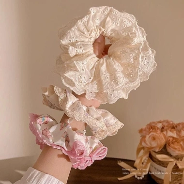 HYCEO Scrunchies Ren Tóc Co Giãn Nhiều Màu Cao Cấp Dây Buộc Đuôi Ngựa 37.800đ